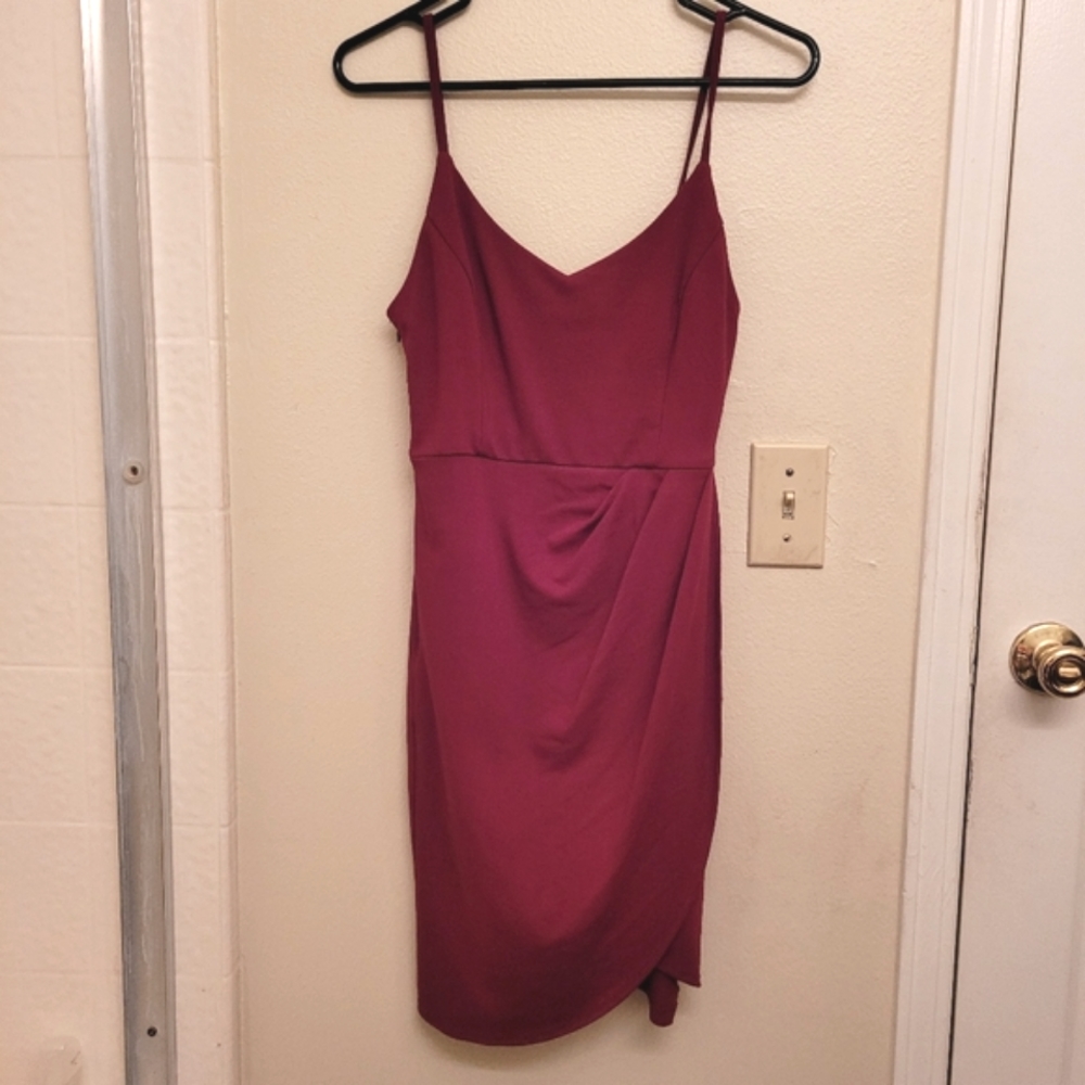 Sexy Burgundy Dress